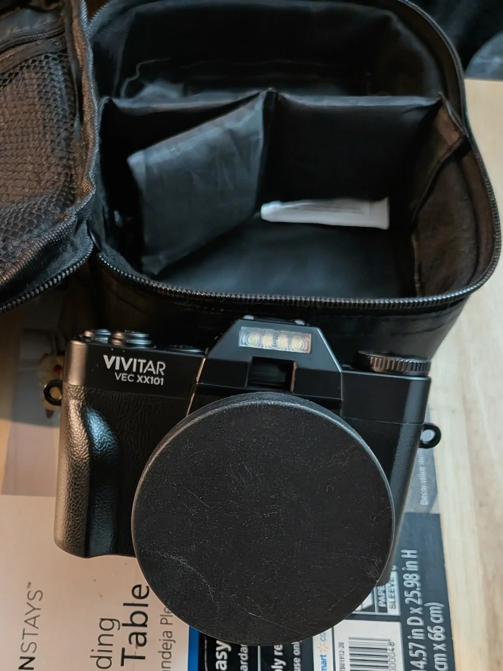 Black Wide-Angle Macro Camera Lens Accessory - Black